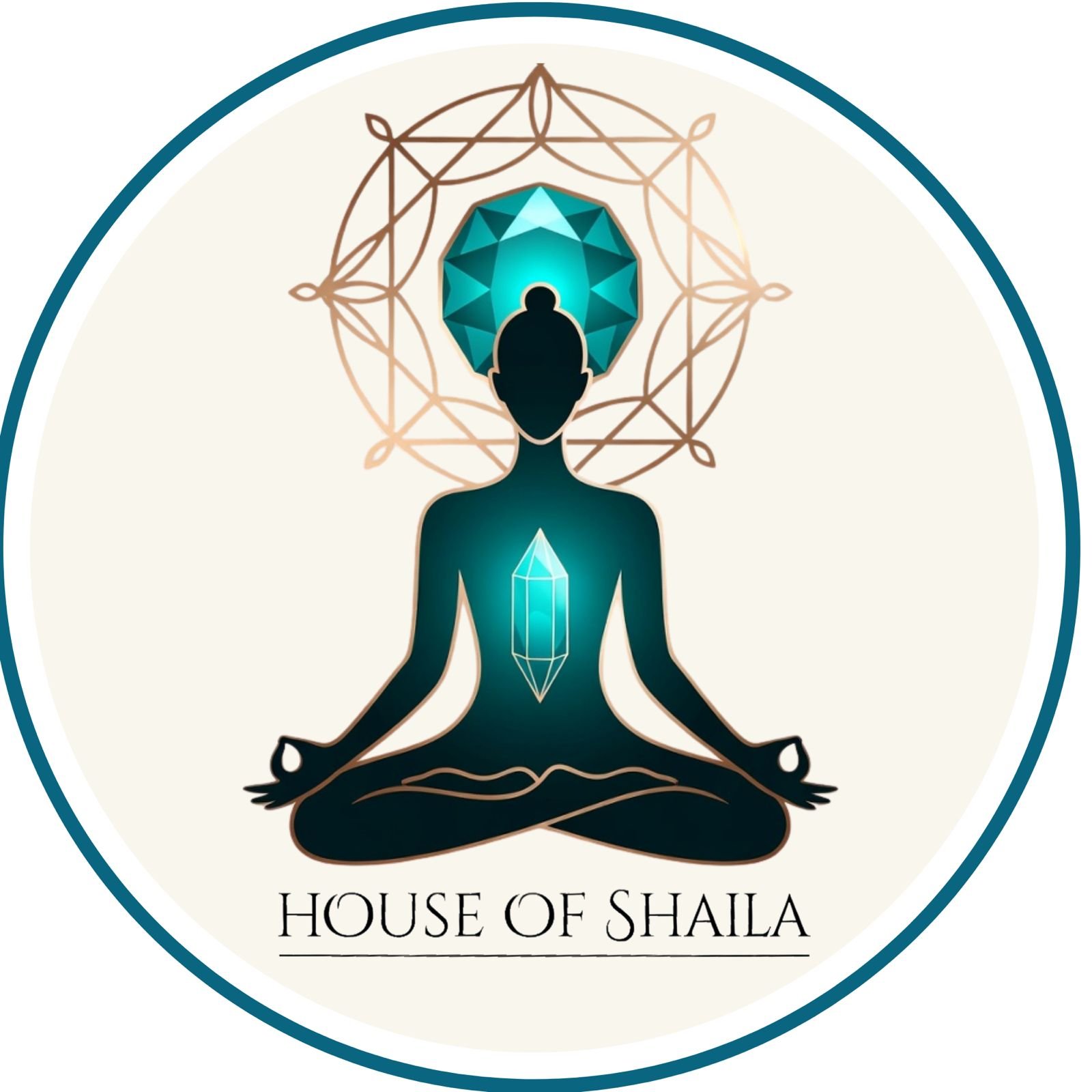 Official logo of House of Shaila featuring authentic Vedic gemstones and spiritual jewelry.